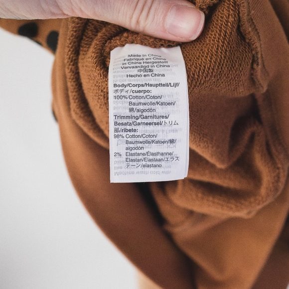 Madewell leopard dot sweatshirt size s - Picture 4 of 6